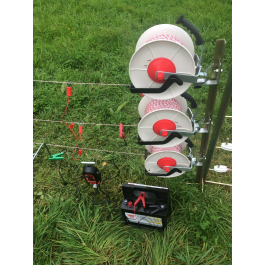 Electric Fence Three Reels And Fixing Post